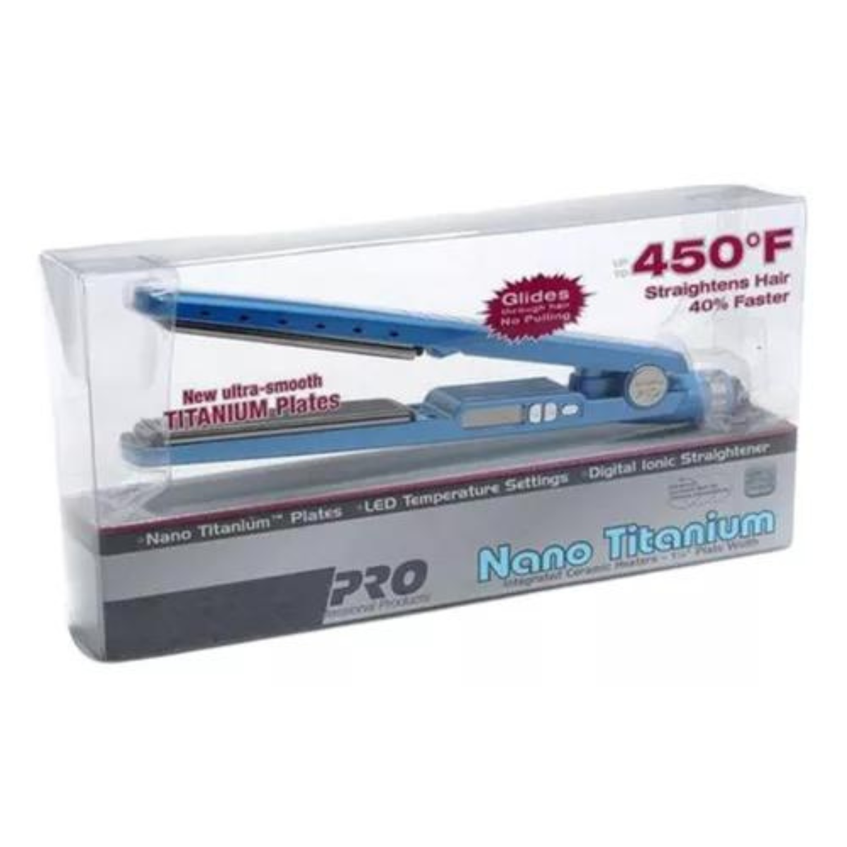 Plancha de Cabello Nano Titanium 450 °c